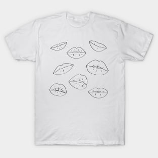 doodle lips T-Shirt